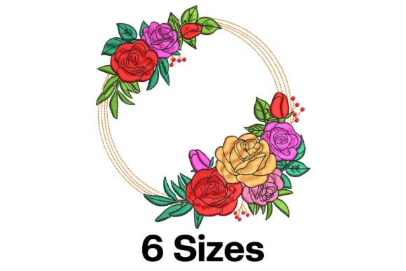 Beautiful Rose Flower Wreath