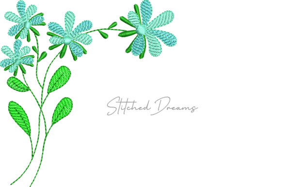 Creative Flowers Digital Embroidery