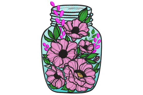 Floral Jar Embroidery Review