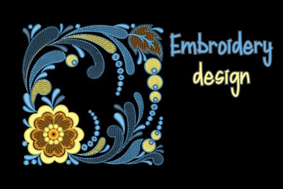 Folk Floral Border Review